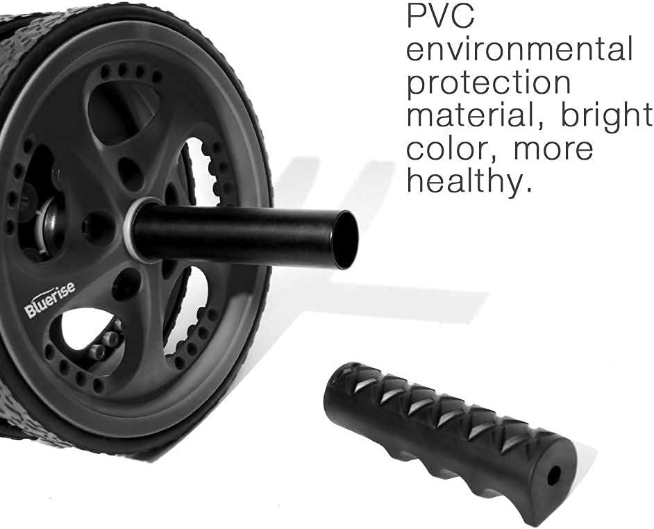 imageBLUERISE Ab Roller Wheel 2 Types Ab Roller No Noise Ab Wheel Easy to Assemble Home Workout Equipment Portable Abs Workout Equipment for Home