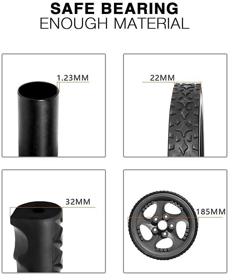 imageBLUERISE Ab Roller Wheel 2 Types Ab Roller No Noise Ab Wheel Easy to Assemble Home Workout Equipment Portable Abs Workout Equipment for Home