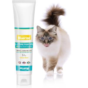 BLUERISE Cat Lysine Supplement Gel, 5oz – Support Feline’s Immune System and Respiratory Health, Increased Eye Discharge, Nasal Branching in Cats, Stomatitis, Skin infections,Sneezing, Runny Nose