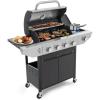 4 Burner Gas Grill without Bottle Opener